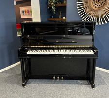 Pleyel modern Gloss black professional upright piano  - Delivery + Stool - VIDEO