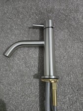 Crosswater MPRO Vessel Basin Monobloc Tap – Stainless Steel | Luxury Basin Mixer