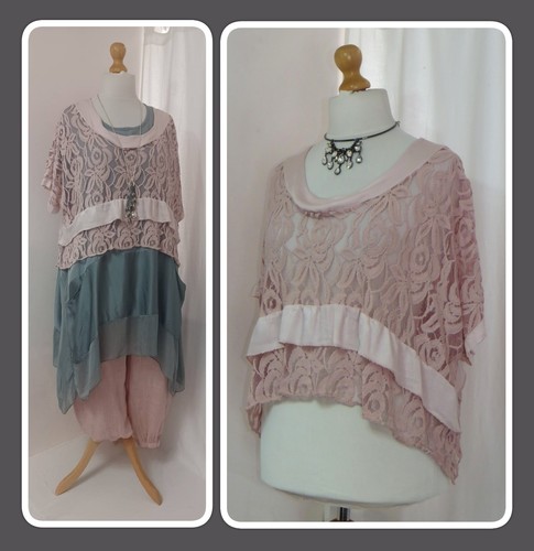Bnwt quirky lagenlook - lagenlook,, pink