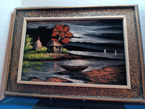 Vintage painting landscape - vintage,
