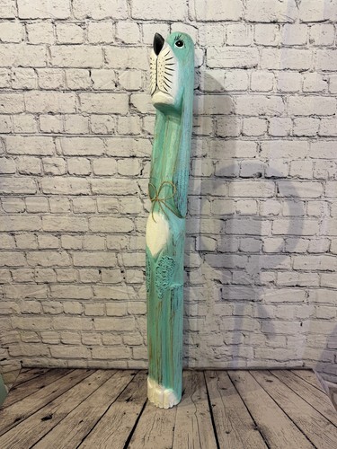 100cm green teal wooden - teal,