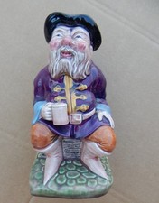 Melba ware pottery toby jug Chinaman Wain Staffordshire