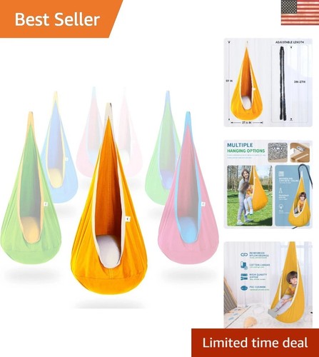 Yellow white kids pod - white,