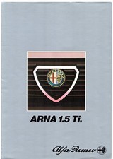 Alfa Romeo Arna 1.5 Ti 1985-1986 UK Market Foldout Sales Brochure