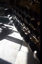 Massive Commercial Heavy Duty Dumbbells Set 2.5kg - 60kg With Rack