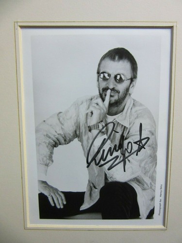 Ringo starr signed autograph - ringo,