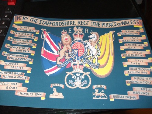 The staffordshire regiment - staffordshire,
