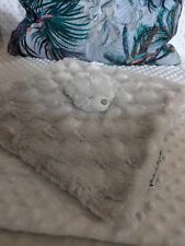 Blankets And Beyond Grey Bear Dog Comforter Plush Soft Toy Doudou