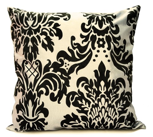Set flocked damask - set, 4