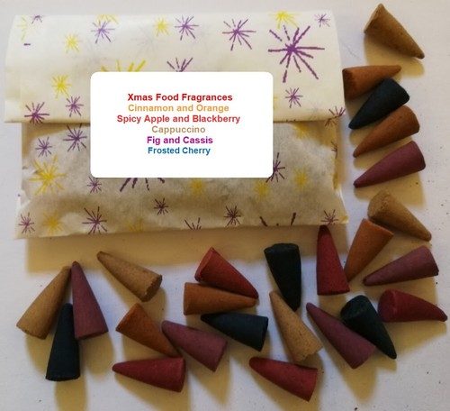 Xmas incense cones - incense, mix