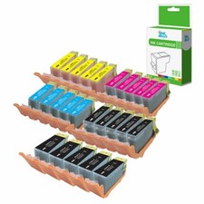 25 Ink Cartridge For Canon Pixma iP4850 iP4950 iX6550 MG5150 MG5200 PGI-525