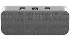 Bush Portable Wireless Bluetooth Speaker Rechargeable with 3.5mm AUX - Silver ✨