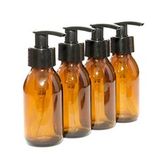 100ml Amber Glass Bottles with