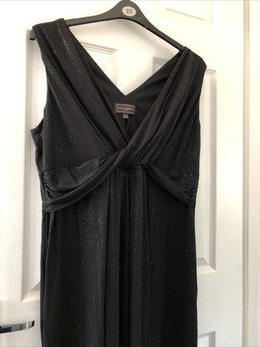 Ladies black sparkle v - ladies,