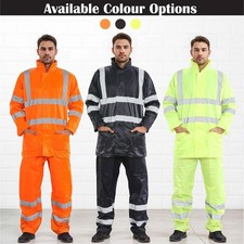 Hi Vis Viz Rain Suit