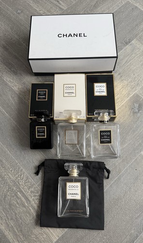 Chanel perfume bottles boxes - chanel,