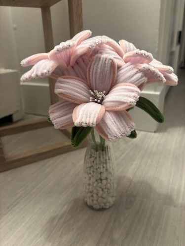 Artificial pink floral flower - artificial,