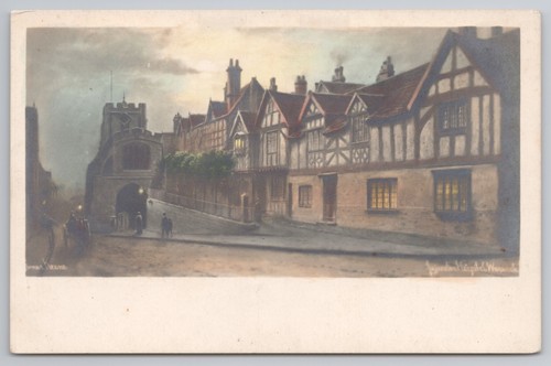 Postcard antique art
