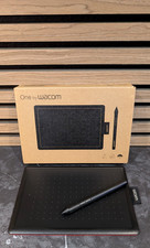 One by Wacom Graphic Tablet Drawing Pad With Pen - Black/Red