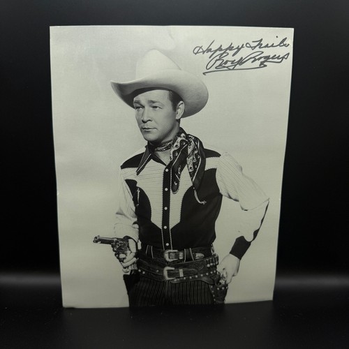 Vintage roy rogers signed - roy,