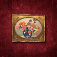 Vintage Floral Oil Painting