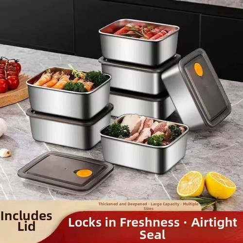 Stainless steel food container - stainless,