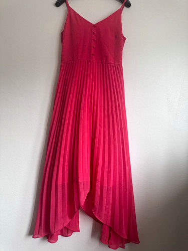 Oasis pink pleated chiffon - oasis,