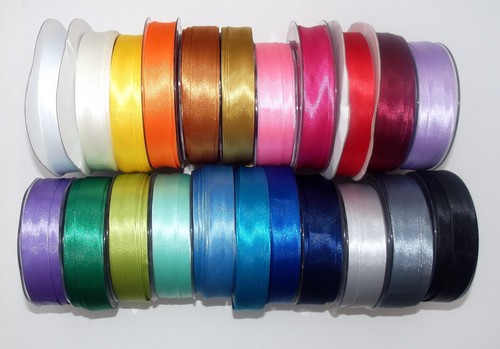Satin bias binding tape - tape, 18mm