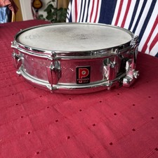 Free P&P. Vintage Premier 14” x 3.5” Piccolo Snare Drum. Die Cast Hoops