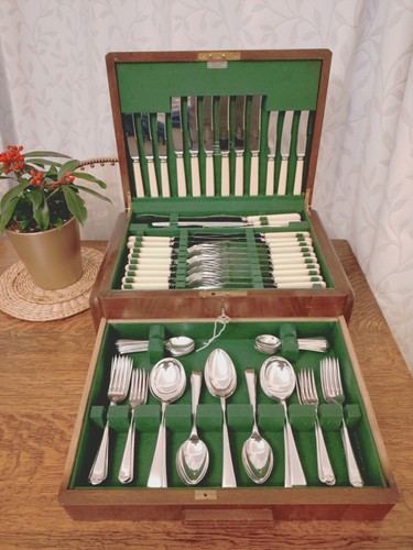 Superb art deco silver - pc,