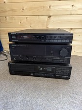 Kenwood Stereo Amplifier A-3X Tuner T-3LX Compact Disc Player DP-520 Trio Stack
