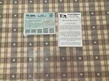 Rare Verlinden Productions 1/35 WW2 German Uniform Badges Decal Set