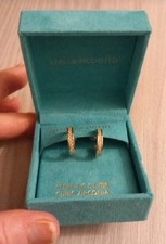 Stella Picciotto Sterling Silver Stud Earrings Coloured Green