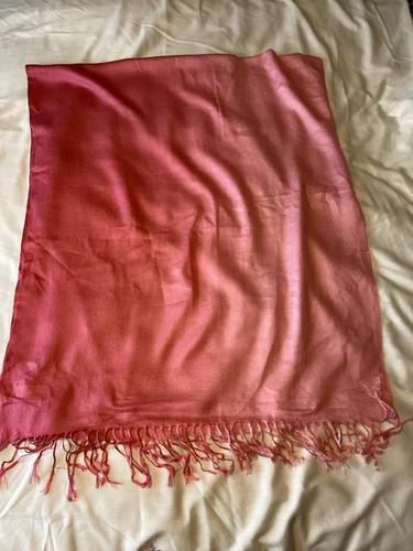 Ladies pink pashmina - ladies,