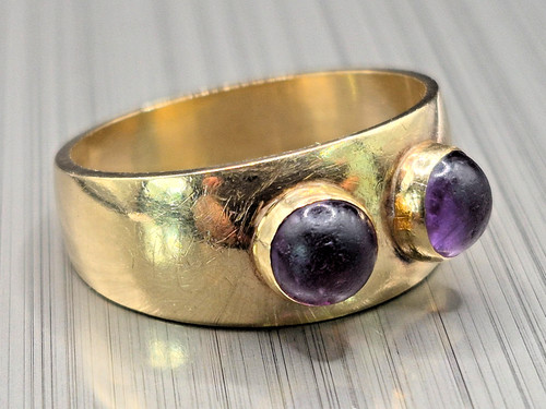 Vintage modernist 9ct gold - vintage,