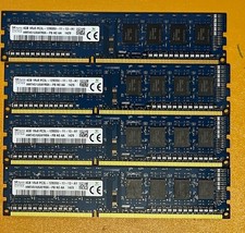 SK Hynix  16GB RAM (4x 4GB) DDR3 1600MHz PC3L-12800U PC Memory RAM