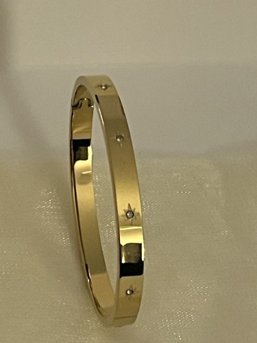 Women star bangle 18k real - women’s,
