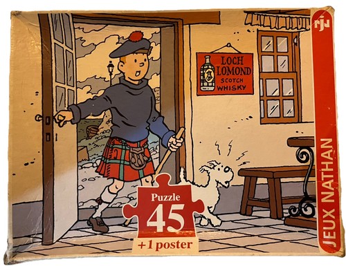 Tintin 100 pc - tintin, jigsaw