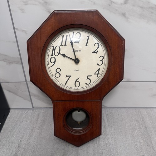 Vintage waltham wall clock - vintage, key