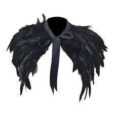 Feather Cape Shawl Halloween