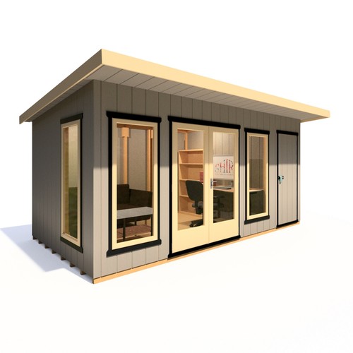 16x8 insulated garden studio - 16x8,