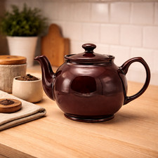 Sadler Brown Ceramic Teapot
