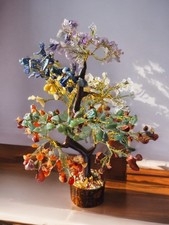 Chakra crystal tree of - , life