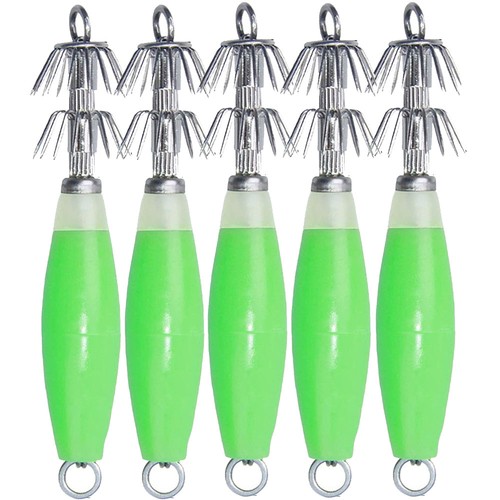 Pcs luminous squid jig sea - 5,