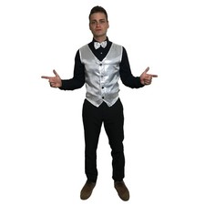 Sequin Waistcoat & Bow Tie