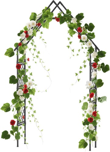 Metal rose arch double - metal,
