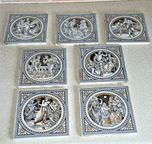 Set antique 1880c - of,