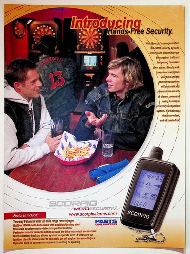 Scorpio motorcycle security - scorpio,