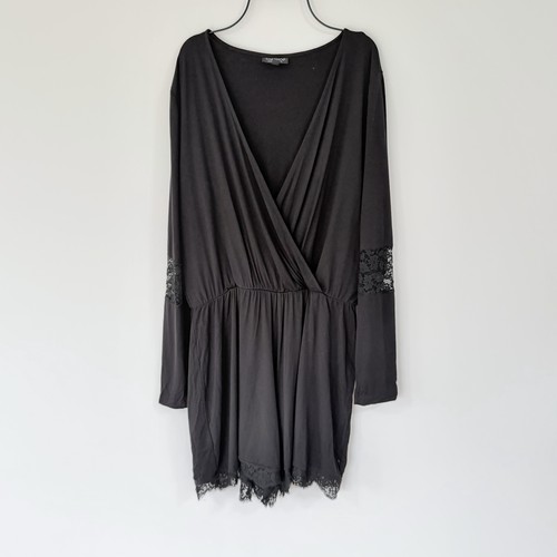 Topshop playsuit black - topshop,