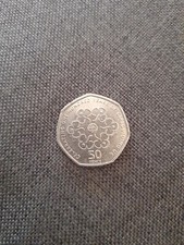 Rare colectable 50p coin